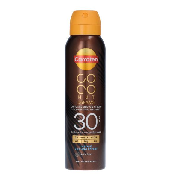 Coconut dreams - Dry oil spray - faktor 30 - Carroten