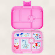 Yumbox Original - Madkasse med 6 rum - Power pink - Paris bakke