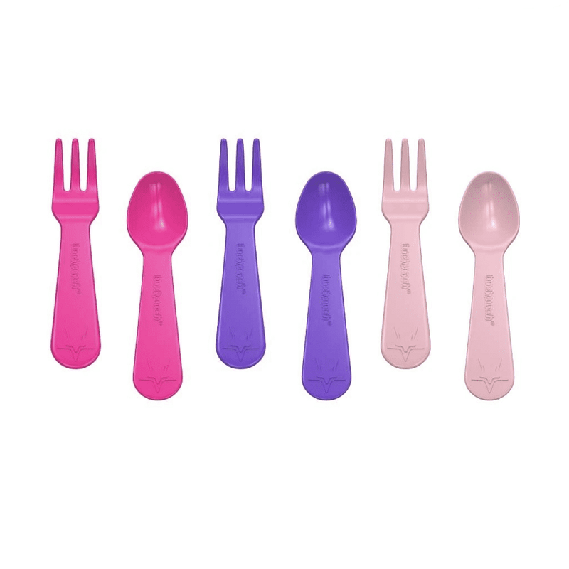 Lunchpunch - Bestik sæt - Pink / lilla
