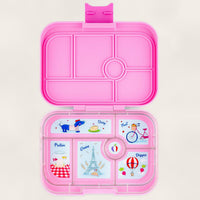 Yumbox Original - Madkasse med 6 rum - Power pink - Paris bakke
