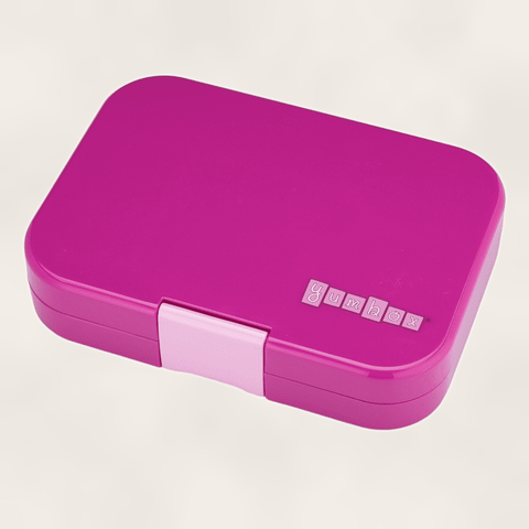 Yumbox Original - Madkasse med 6 rum - Malibu purple - Mermaid bakke