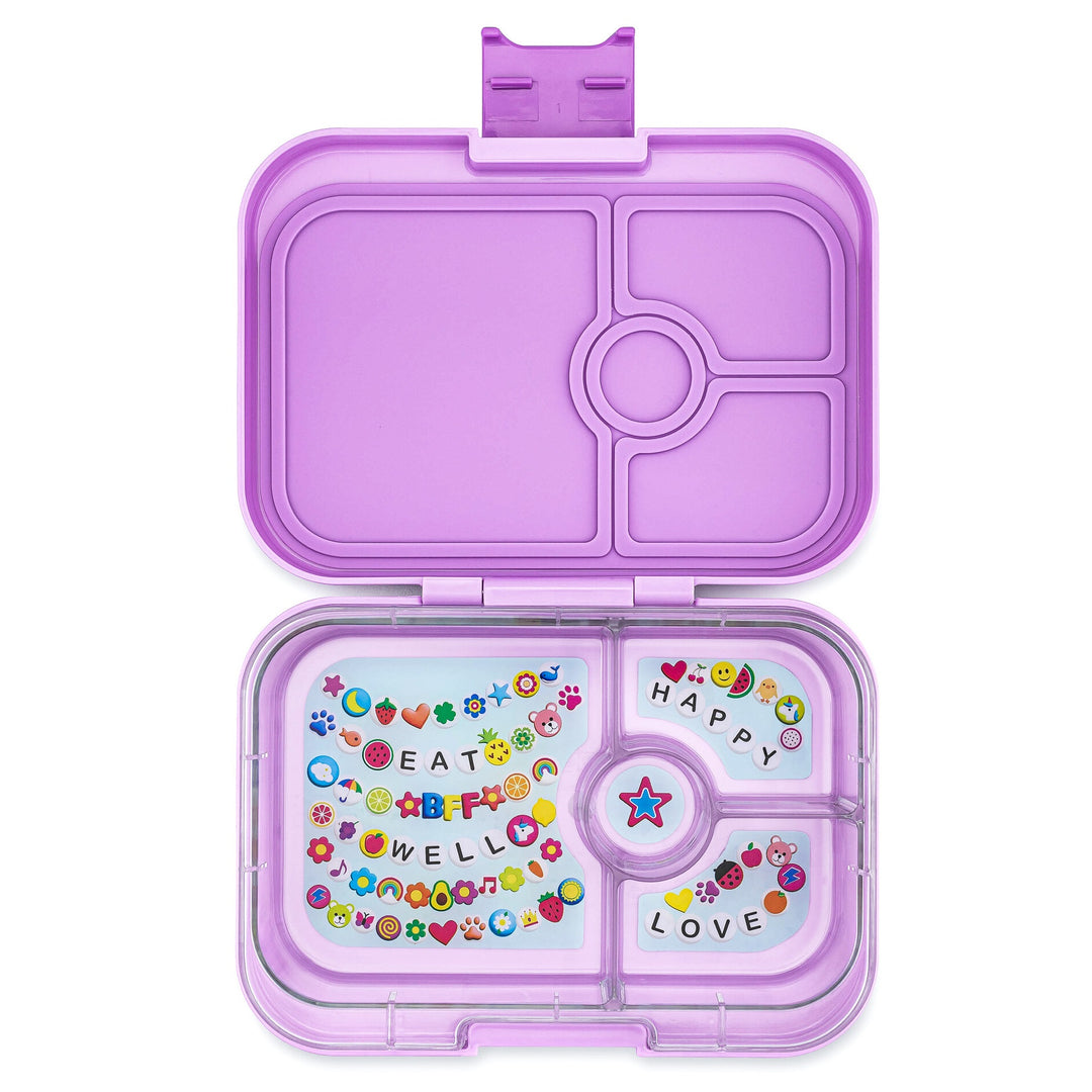 Yumbox Panino - Madkasse med 4 rum - Ami purple - Friendship bakke