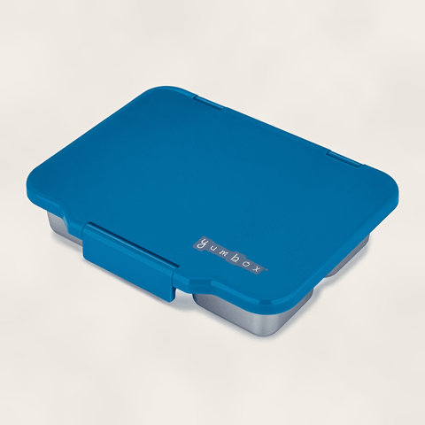 Yumbox Prêt - Stainless steel - Madkasse med 4 rum - Normandy blue