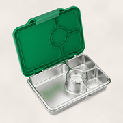 Yumbox Prêt - Stainless steel - Madkasse med 4 rum - Dublin green