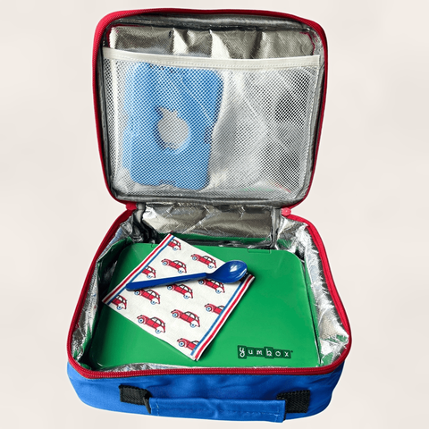 Yumbox Prêt - Stainless steel - Madkasse med 4 rum - Dublin green
