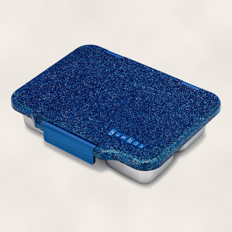 Yumbox Prêt - Stainless steel - Madkasse med 4 rum - Twilight glitter
