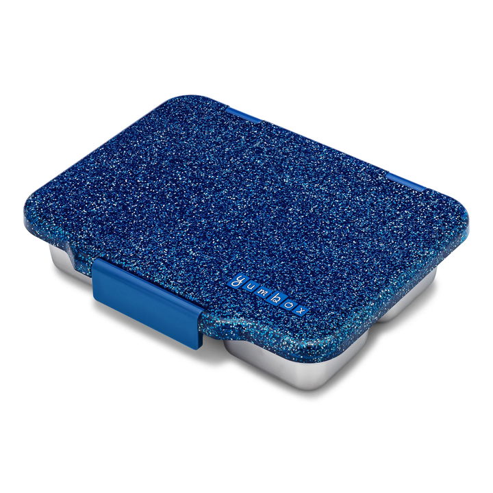 Yumbox Prêt - Stainless steel - Madkasse med 4 rum - Twilight glitter