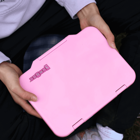 Yumbox Prêt - Stainless steel - Madkasse med 4 rum - Versailles pink