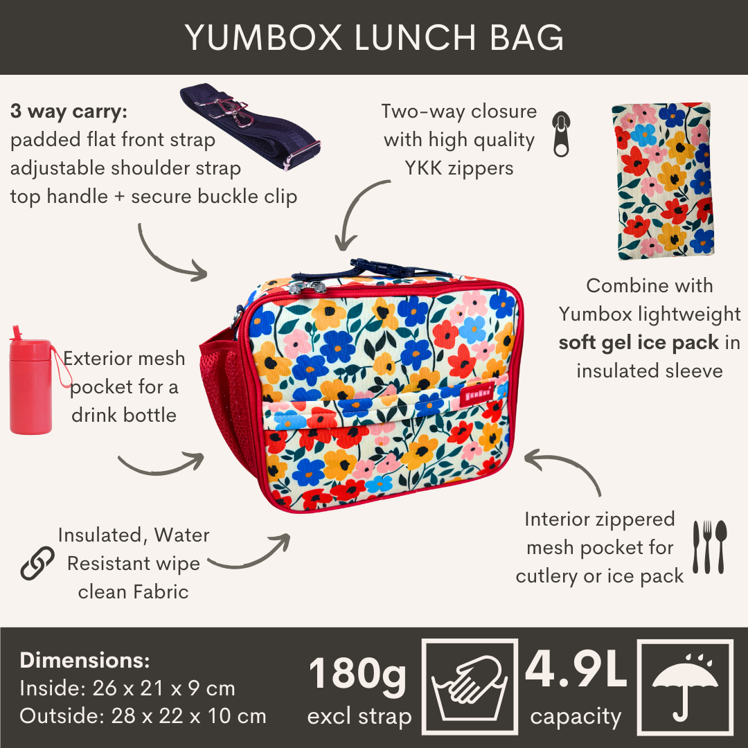 Yumbox - Classic - Køletaske - dual handle - Horses