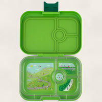 Yumbox Panino - Madkasse med 4 rum - Go green - Bike race bakke