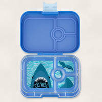 Yumbox Panino - Madkasse med 4 rum - True blue - Shark bakke